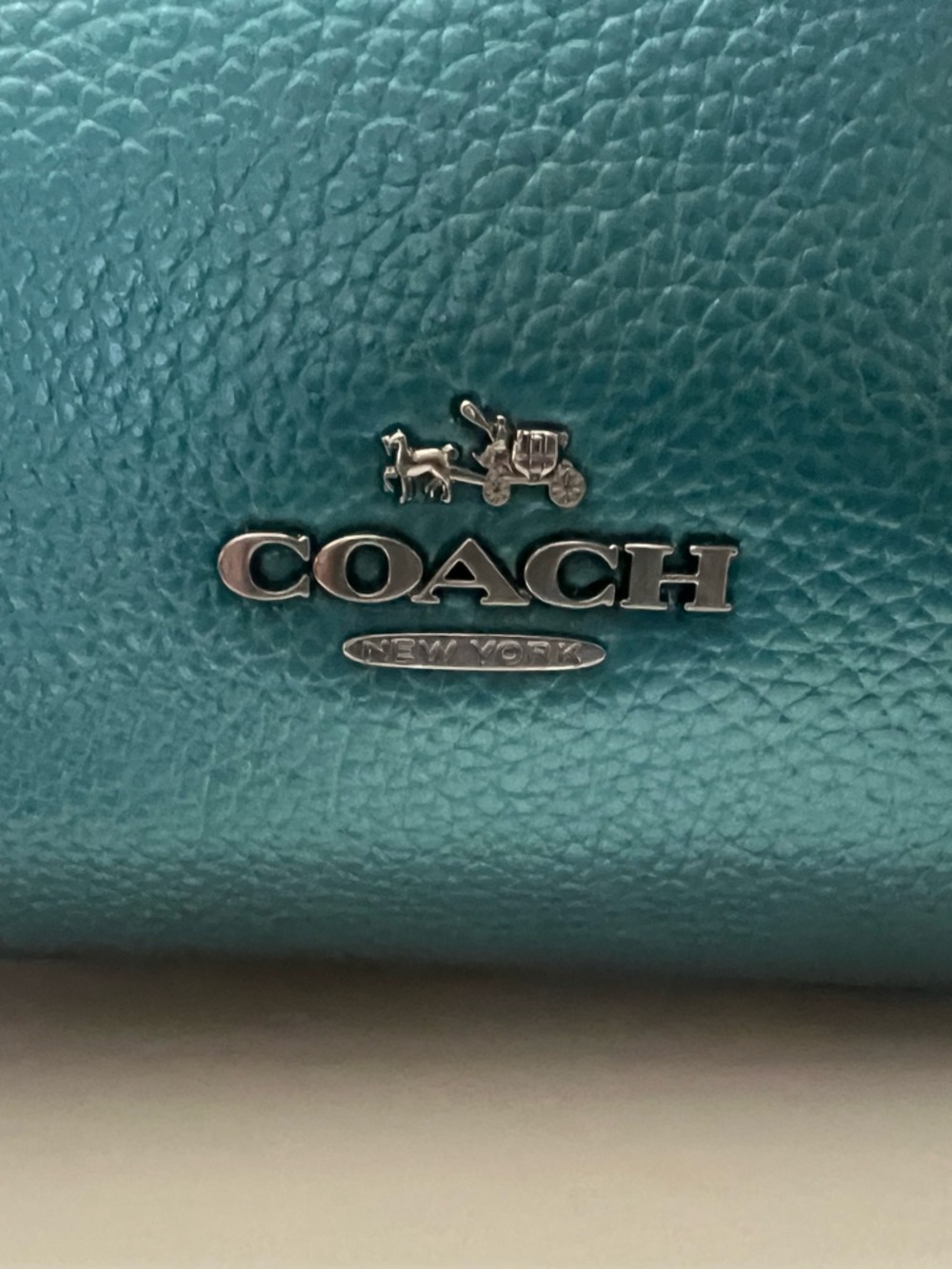 Coach Carrie metallic purse - Picture 2 of 15